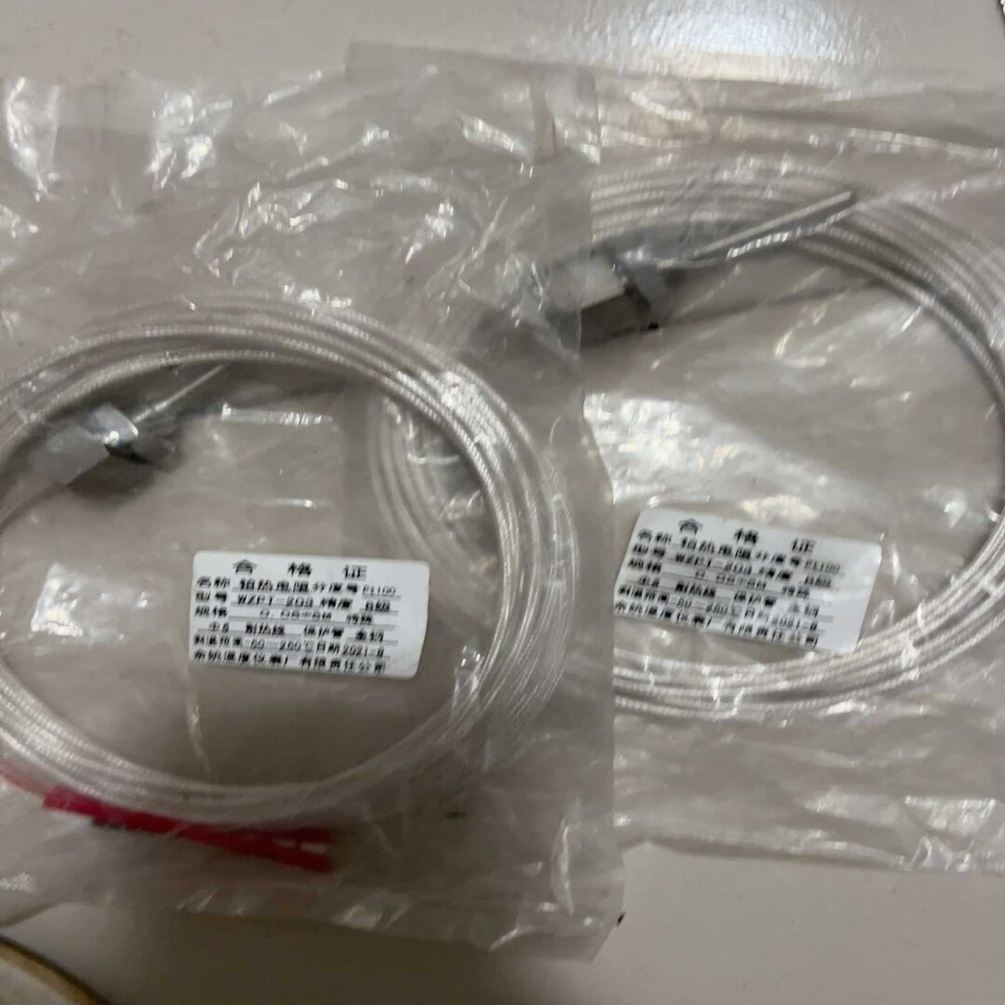 询价余姚温度仪表工宝传感器全不锈钢探头铂热电阻耐热线WZPT-