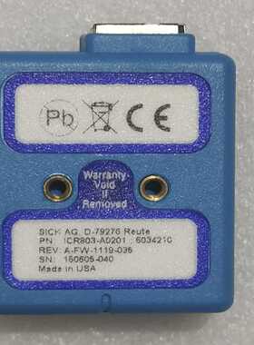 SICKICR803-A0201图像读码器，成色如图，几乎--议价商品