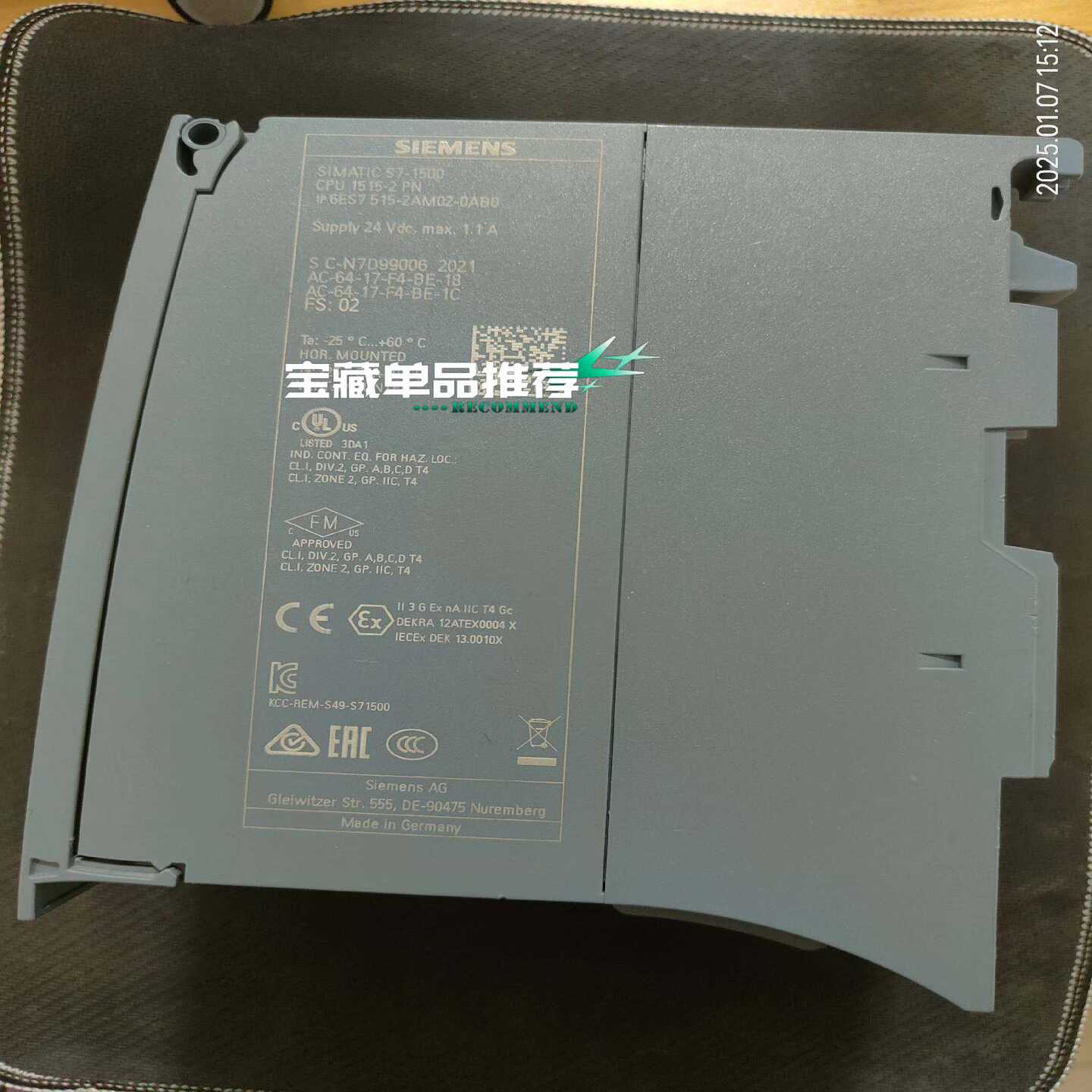 【议价】6ES7515-2AM02-0AB0成色很好功能正常适用