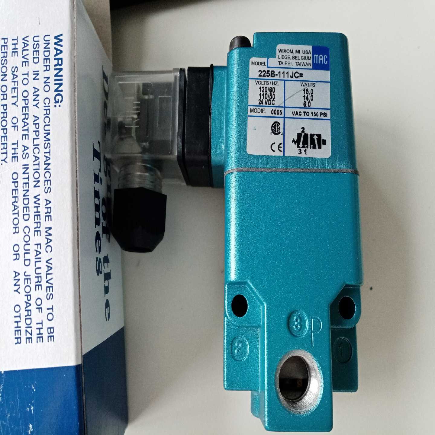 MAC电磁阀225B-111JC0005，询价