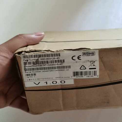 咨询-安奈特交换机AT-GS950/8