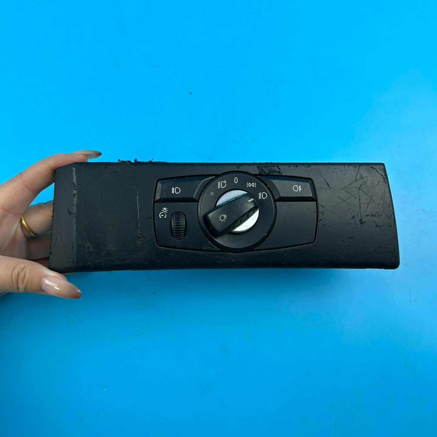 宝马5系大灯开关,灯光调节开关,图片就是实物,所见即所得,原-