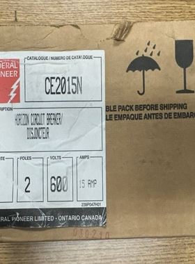 FEDERALPIONEERCE2015N15A2P600VCIRCUITBREAKER**NEWIN