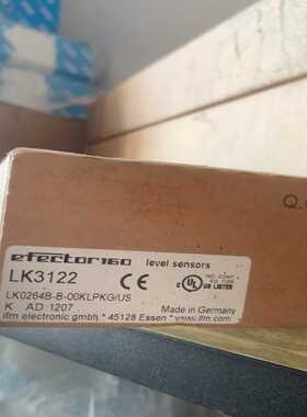 全新ifm易福门erector160LK3122LK02--议价商品