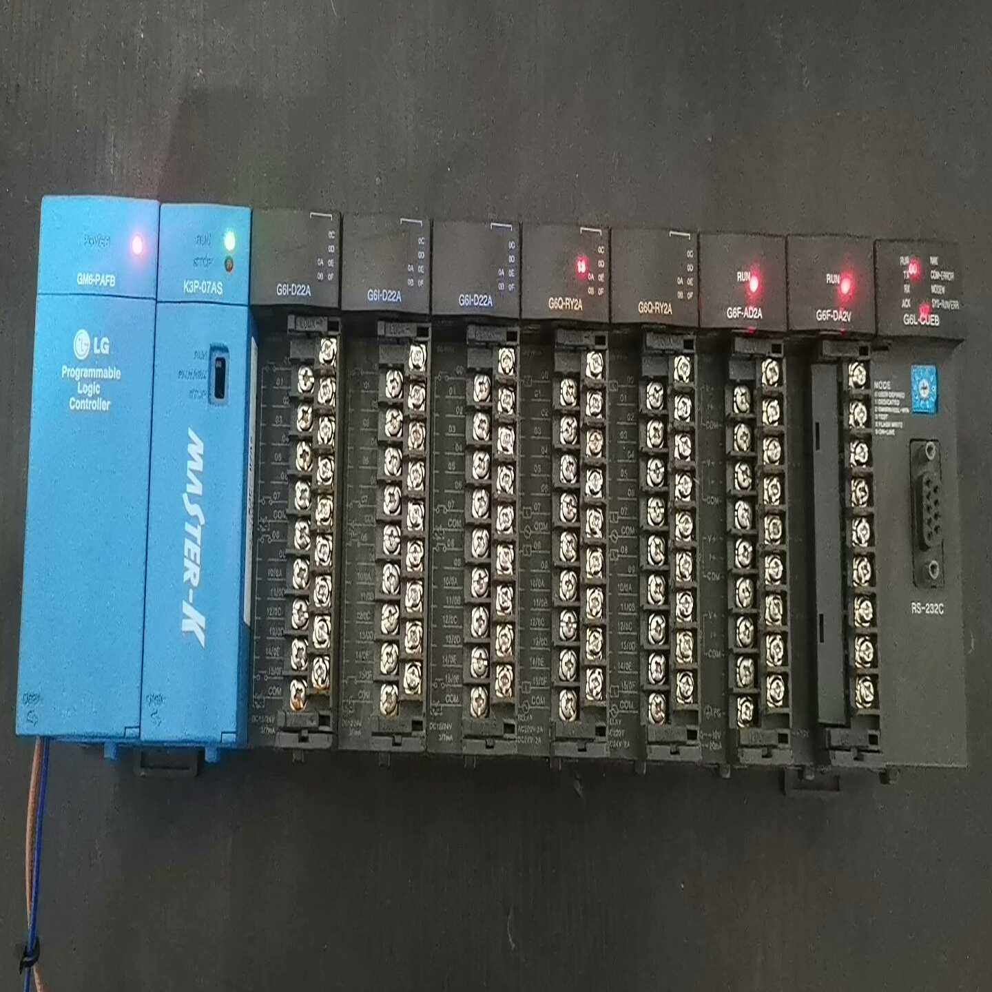 咨询-LS产电PLC控制器K3P-07AS，电源GM6-PAFB，