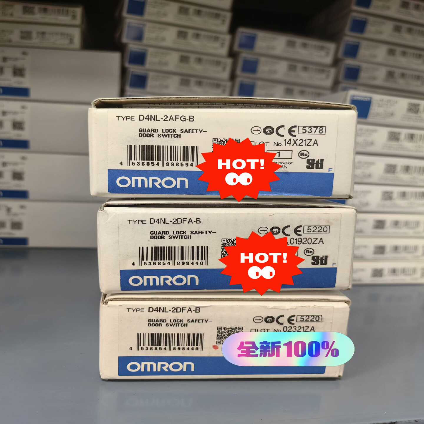 全新原装正品欧姆龙安全门开关D4NL-2DFA-B假一罚