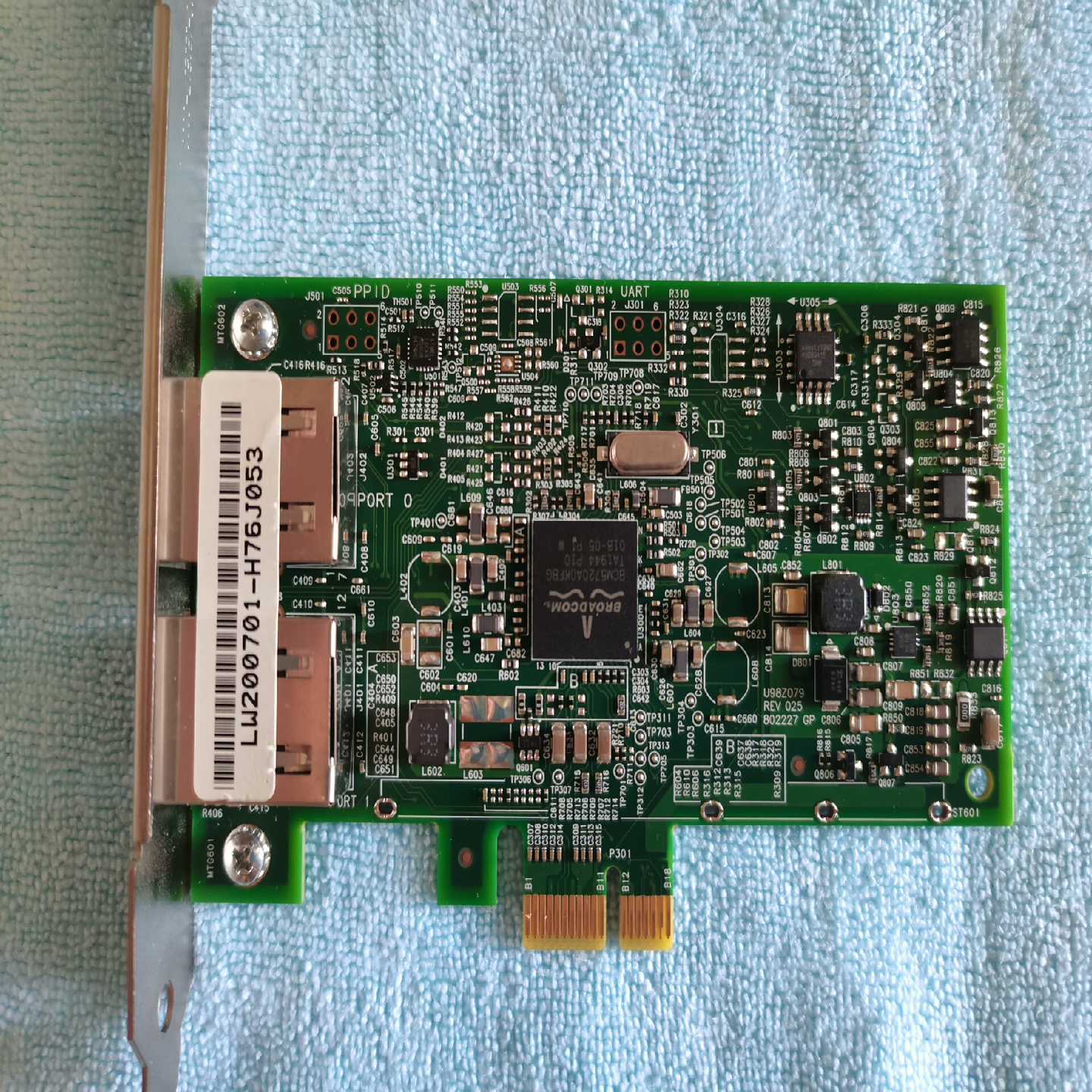 【议价】BroadcomBCM95720A2003G双口千兆网卡