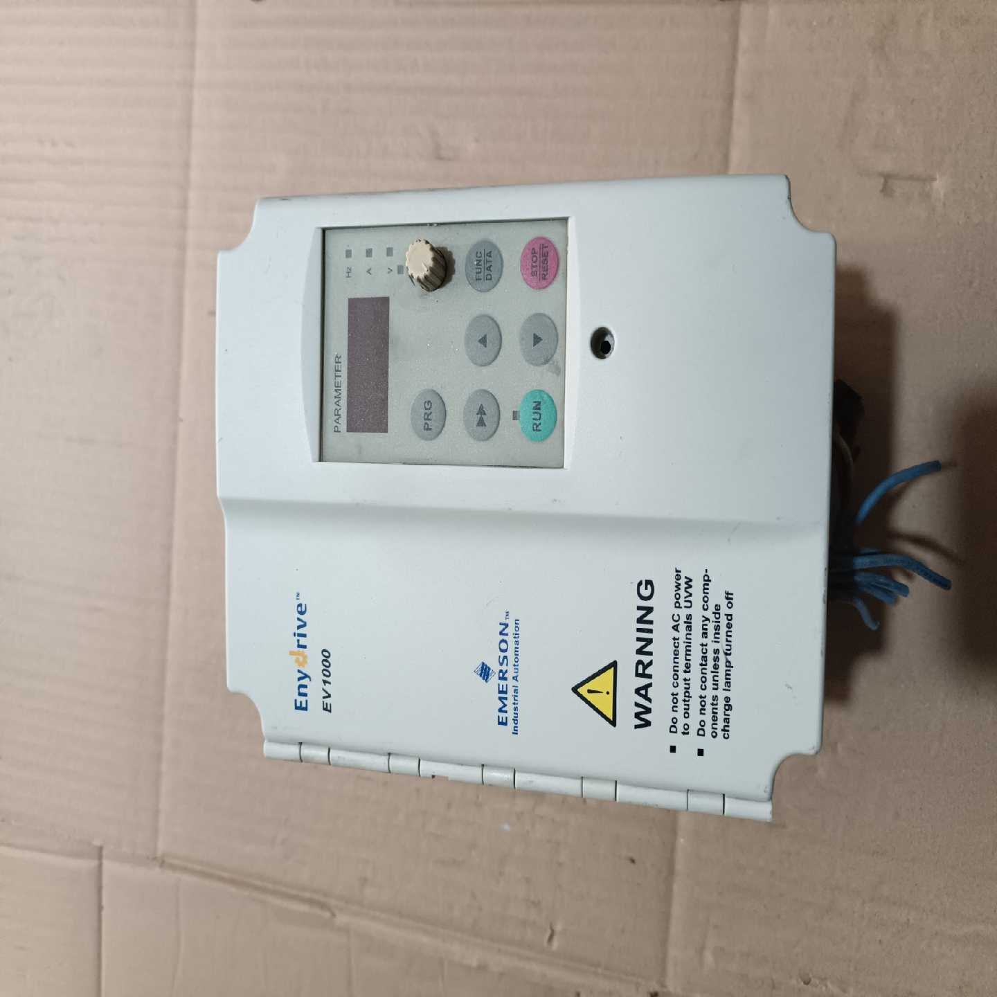 爱默生变频器1，5KW刚拆机成色如图完好无损功能包好--议价商品