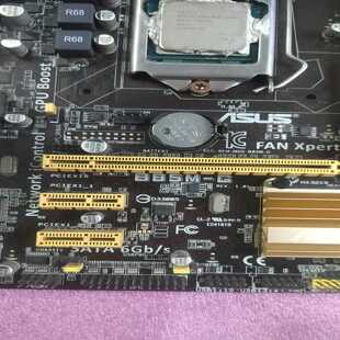 华硕B85M-G主板带g3240cpu功能正常使用测试完-议价