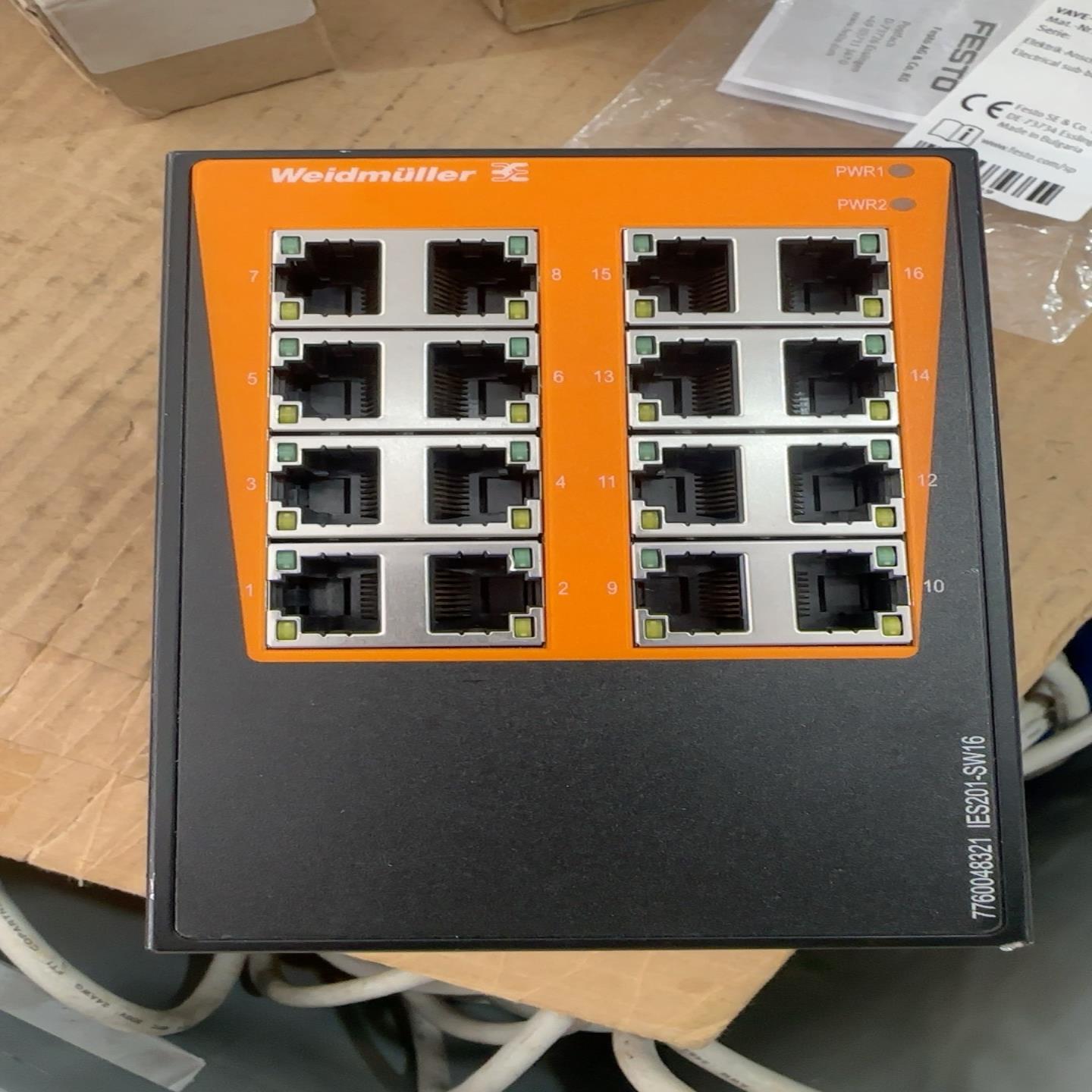 魏德米勒 交换机16口IE201-SW16 9成以上新（电子设备）