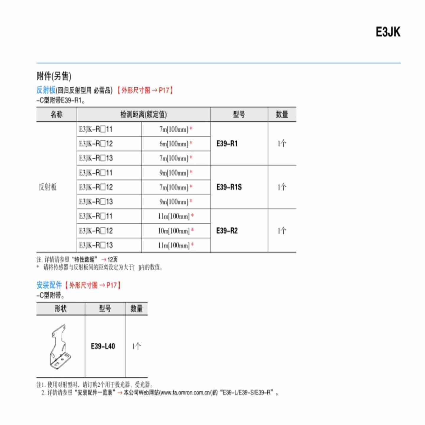 议价-E3JK-DR11DR1C2RR11RR12光电开关TR11TR12-C-D/L