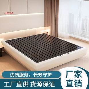 悬浮钢架床 悬浮床双人床简约现代单人床主卧铁艺床榻榻米铁床欧式