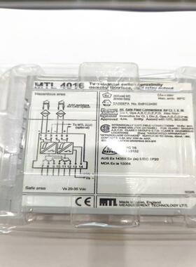 【议价】英国安全栅MTLMTL4016安全隔离器现