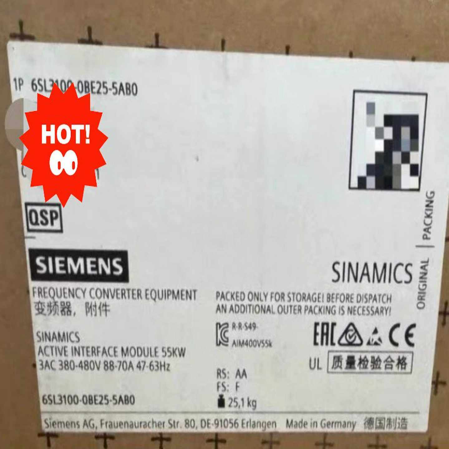 6SL3100-0BE25-5AB0--议价商品