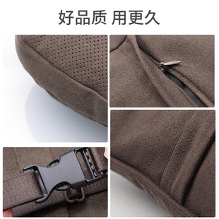 饰座椅枕头 汽车头枕车用靠枕翻毛皮护颈枕腰靠垫车内用品大全装