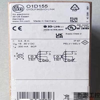 全新易福门IFM O1D155 激光传感器原装正品现货质议价商品