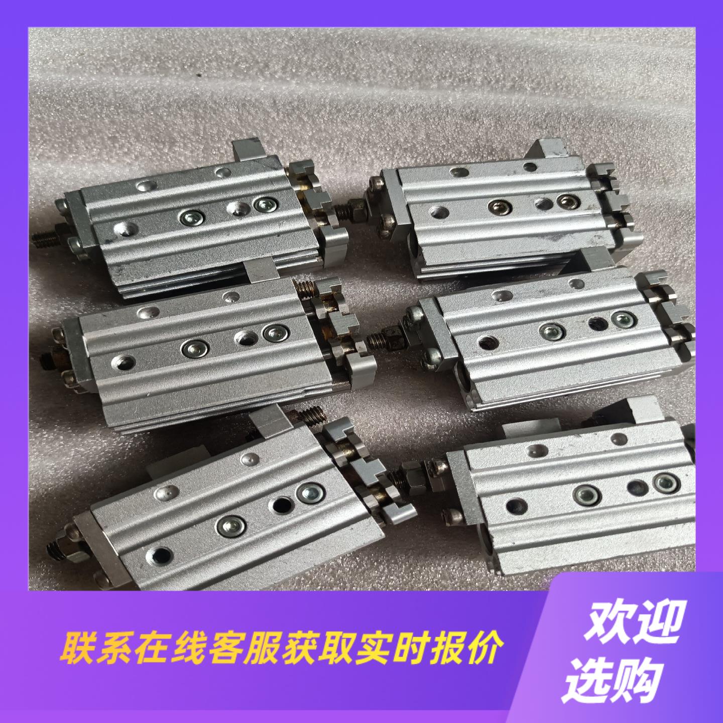 拆机SMC滑台气缸MXQ6-10测好出带支架就12拍前询价下单