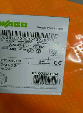 WAGOI/O系统模块，型号750-354，FCEthe