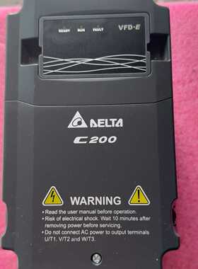 台达变频器VFD015CB43A-20，C200系列，1.--议价商品