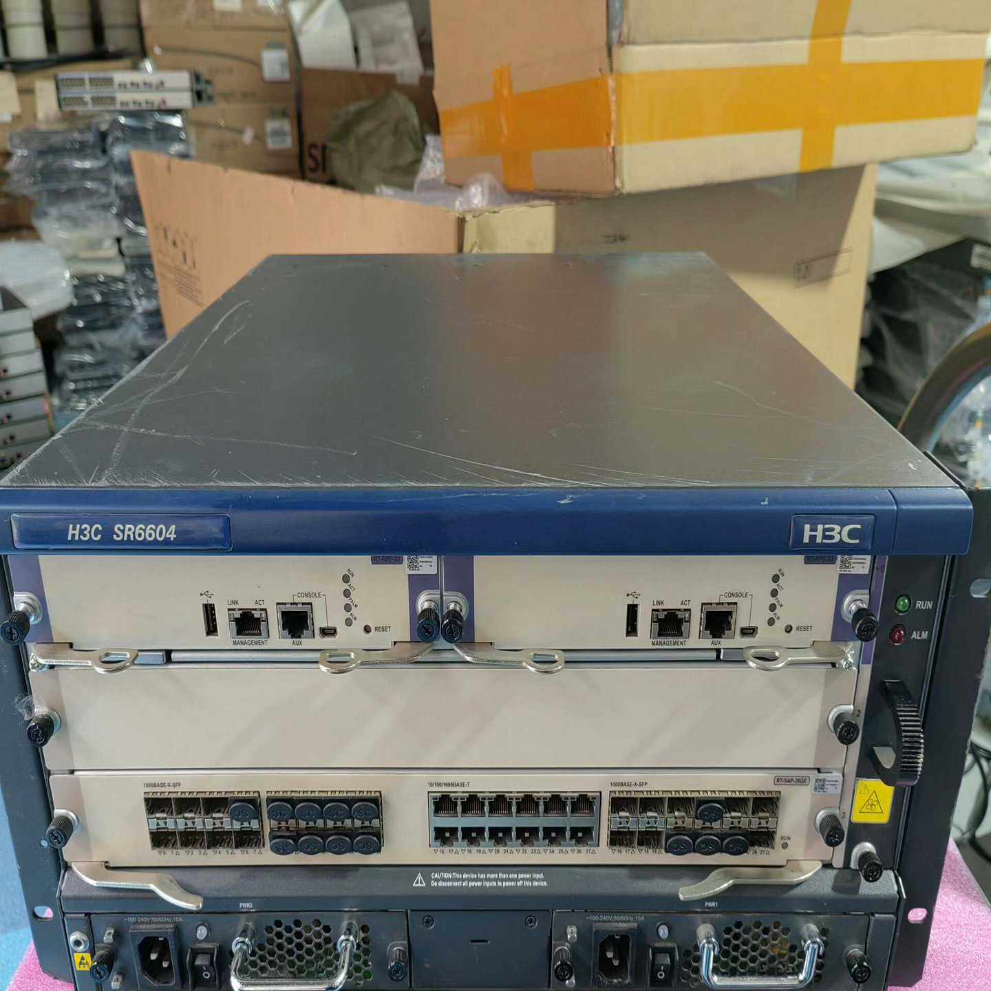 H3CSR6604核心路由器V7系统平台双电源双主控R-议价