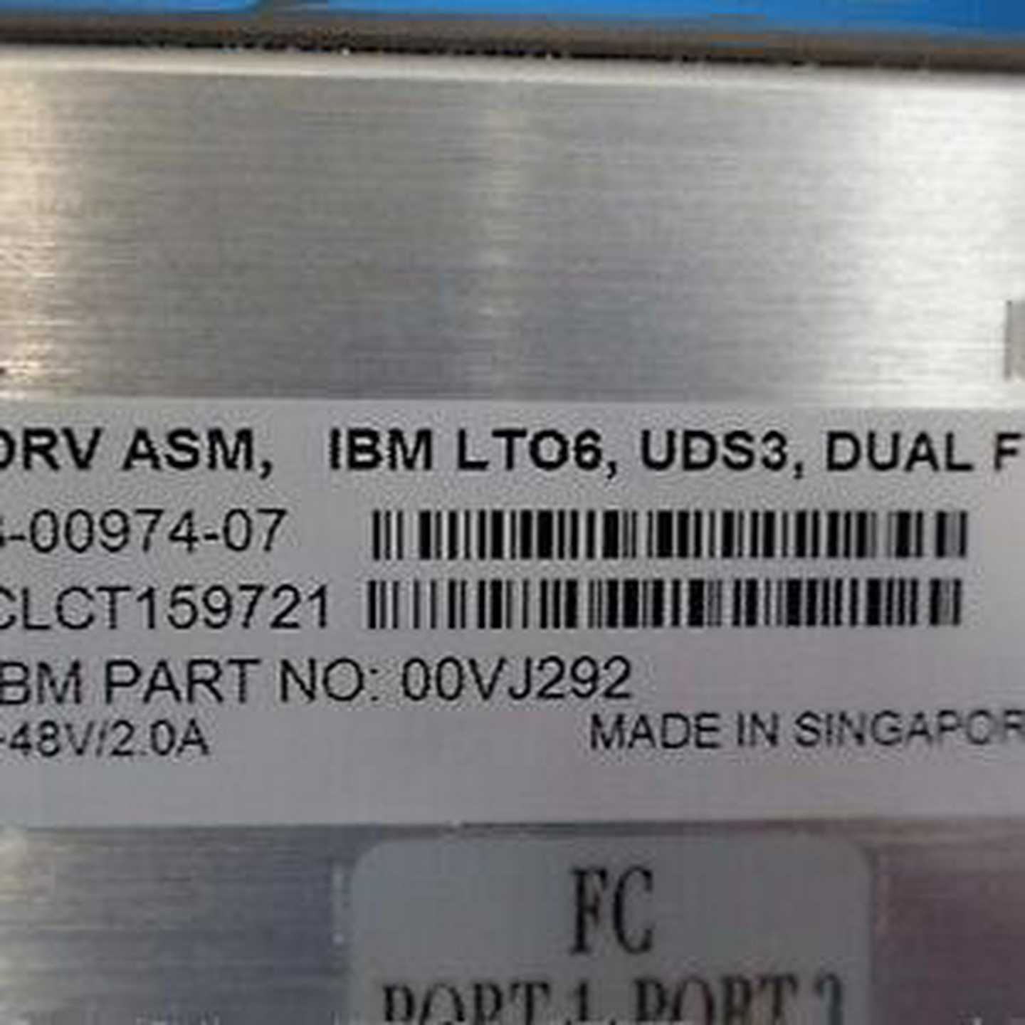 配件00VJ292  8-00974-07  IBM LTO6 FC Tape Drive fo议价