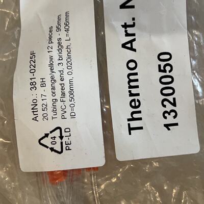 议价Thermo赛默飞泵管1320050 12/包 小泵扩口样品泵管，废液管