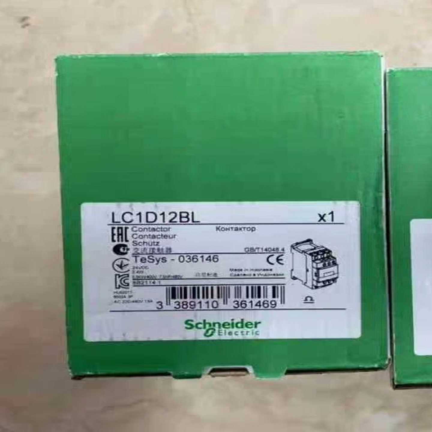 全新正品施耐德LC1D12BL交流接触器，直流DC24V，2--议价商品