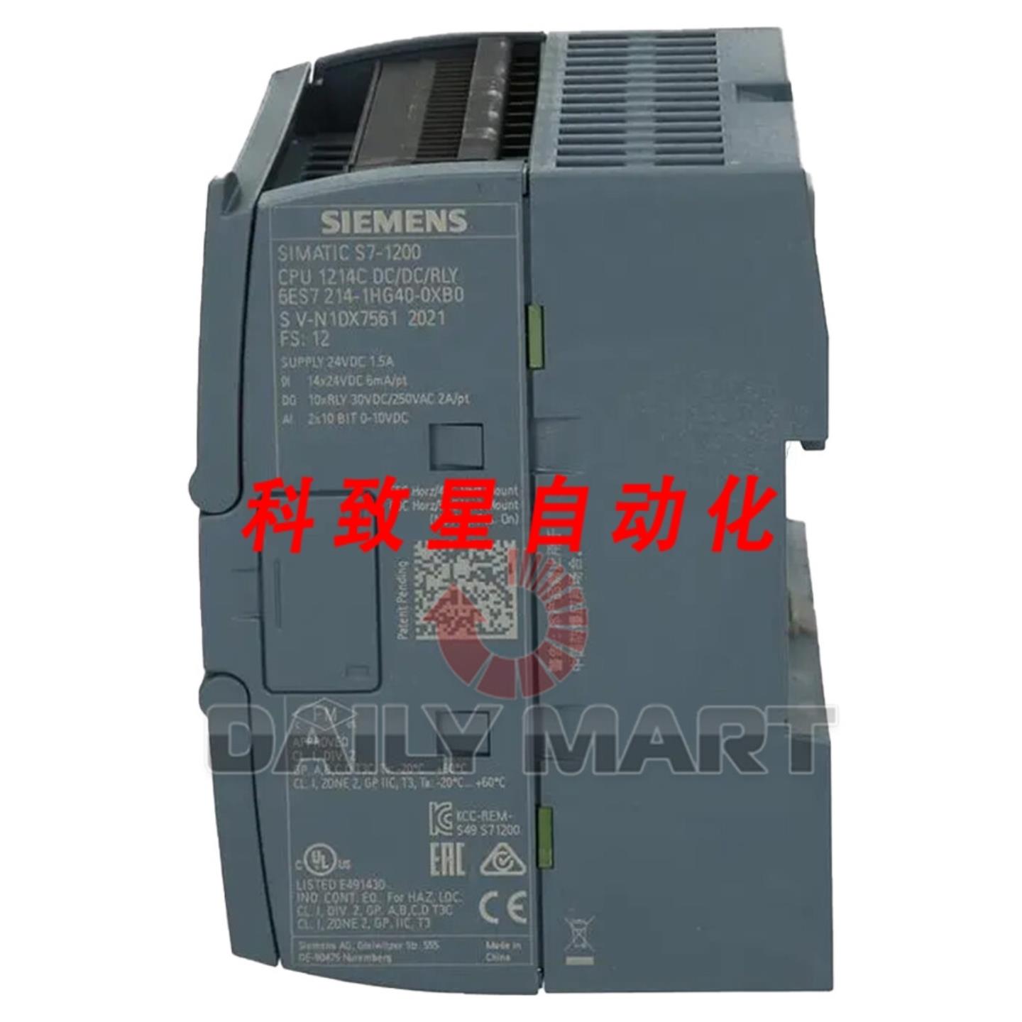 工业配件6ES7 214-1HG40-0XB0 PLC CPU