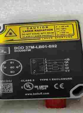 咨询-BALLUFF巴鲁夫BOD001W激光测距传感器BOD37