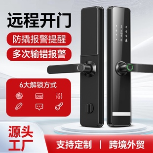 锁入户门智能锁家用防盗门电子锁 指纹锁智能门锁民宿公寓密码