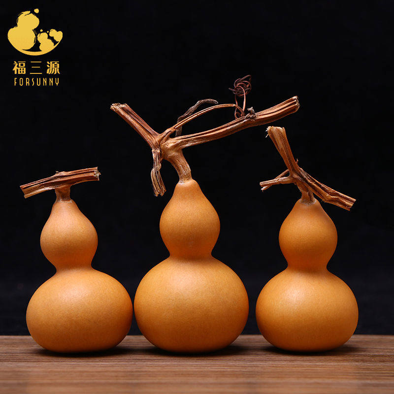 文玩葫芦手把件摆件手捻挂件天然把玩件铁包金胖墩紫皮雕刻核