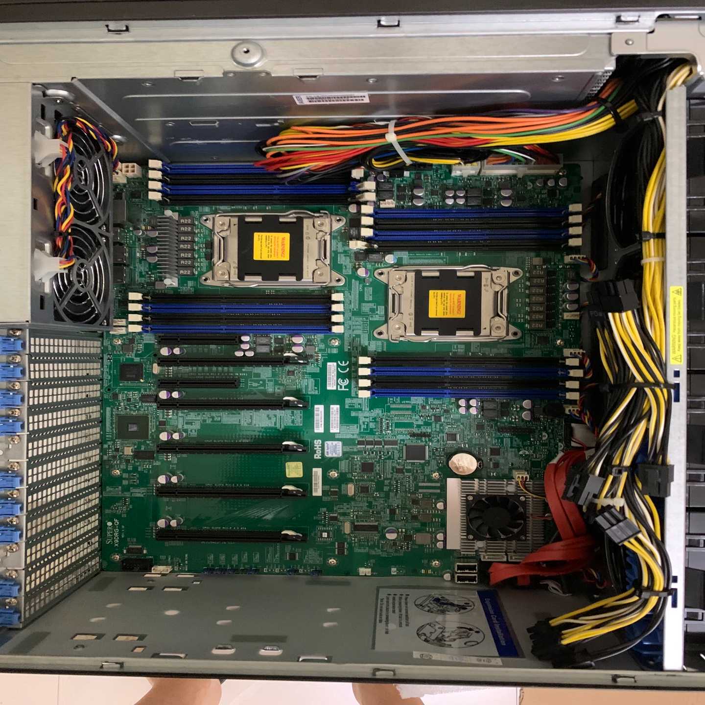 （议价）超微服务器主板X9DRG-QF双路主板支持4gpu卡。实