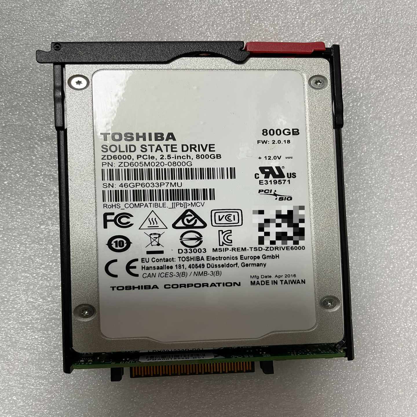 东芝800GB OCZ Z-Drive 6000系列基于ML