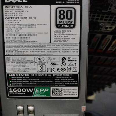 询价~DELL/戴尔 伺服器 1600W电源 EPP 095HR5