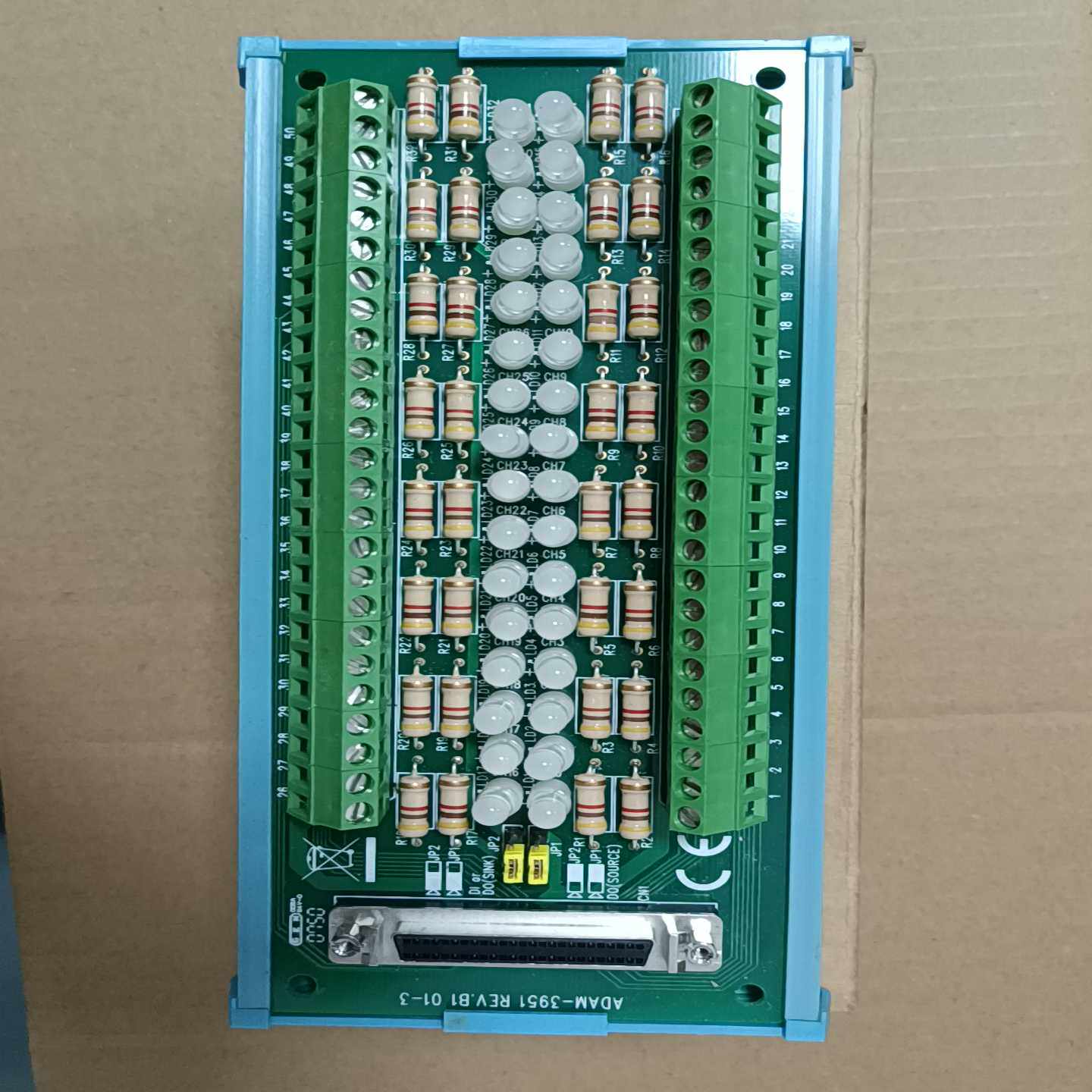 【请询价】台湾研华ADAM-3951导轨接线板型号REVB1 01