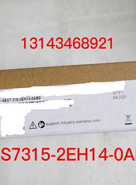 【议价】6ES7315-2EH14-0AB0CPUPLC适用