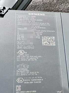 6ES7512-1CK01-0AB0橙色新功能完好议价出--议价商品