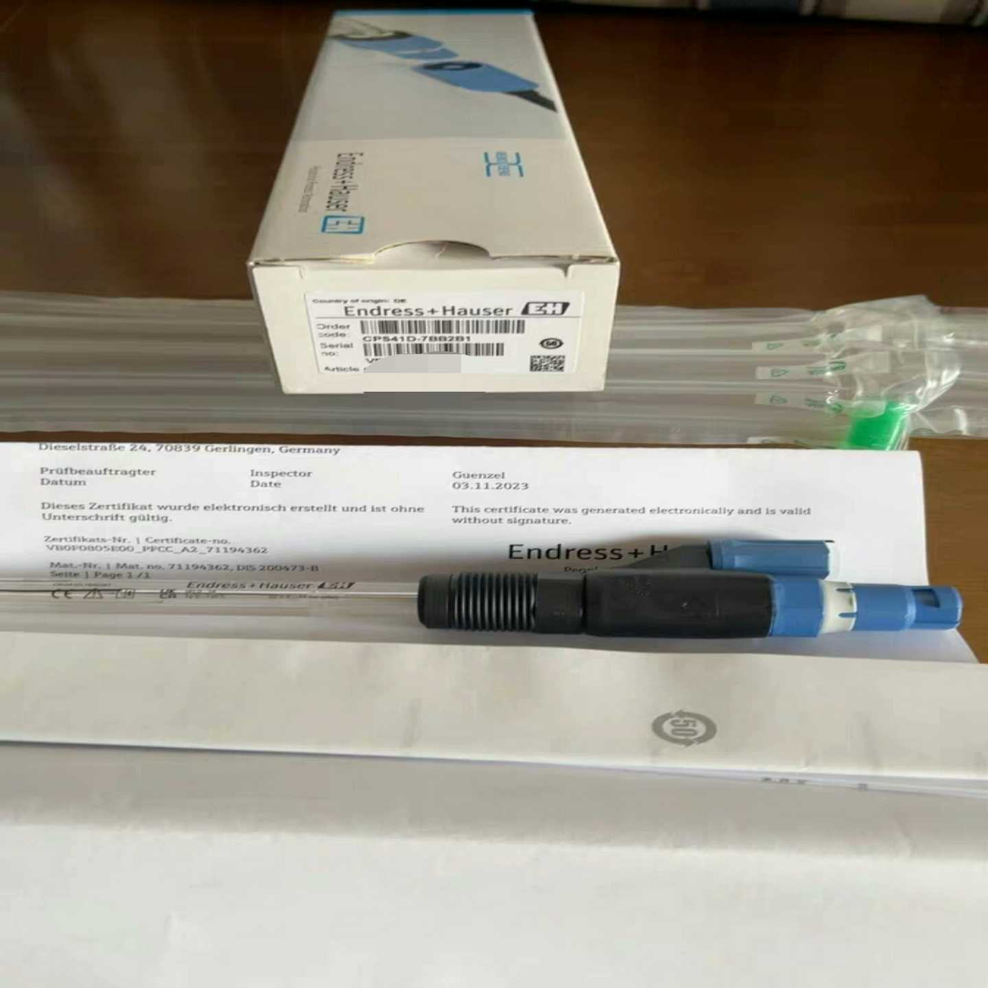 咨询-eh恩德斯豪斯ph电极型号CPS41D-7BB2B