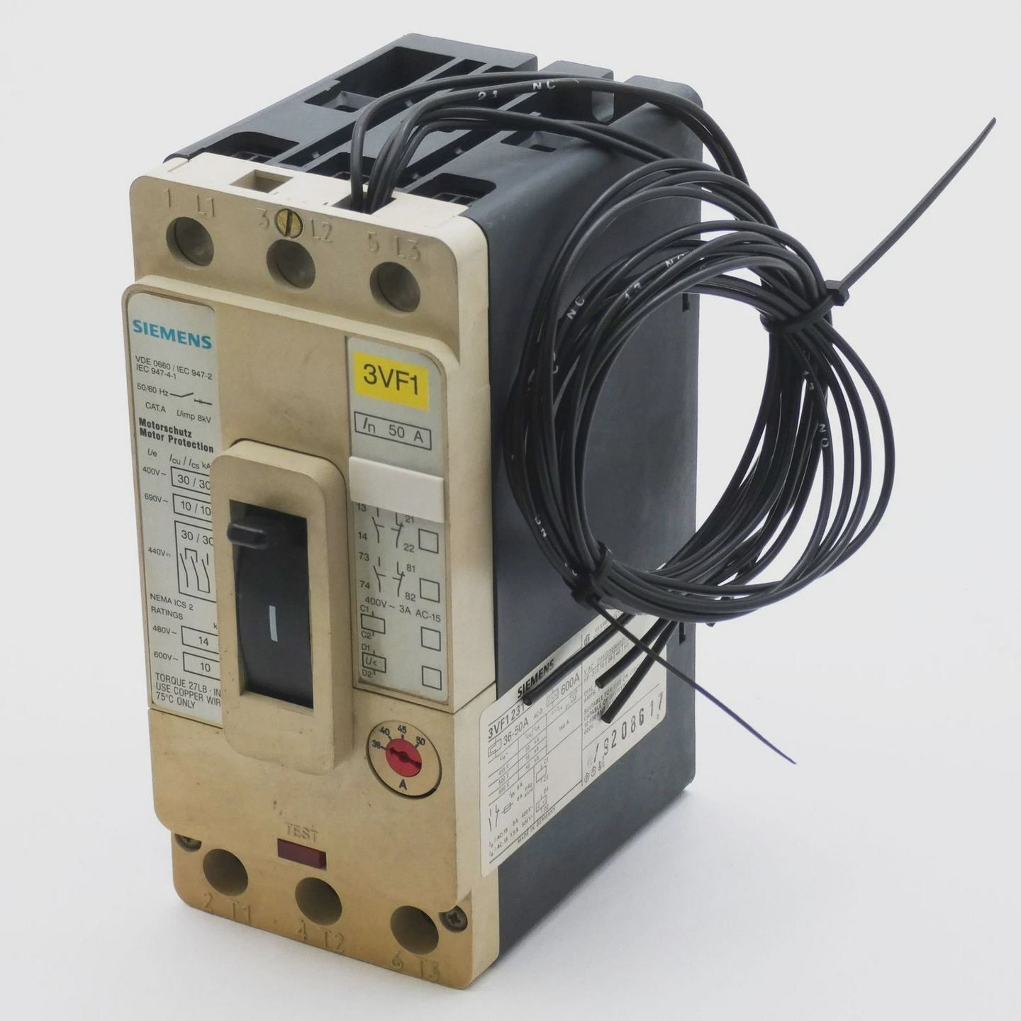 Siemens3VF13VF1231-1DH11-0AB3Motorschutzschalter-used-