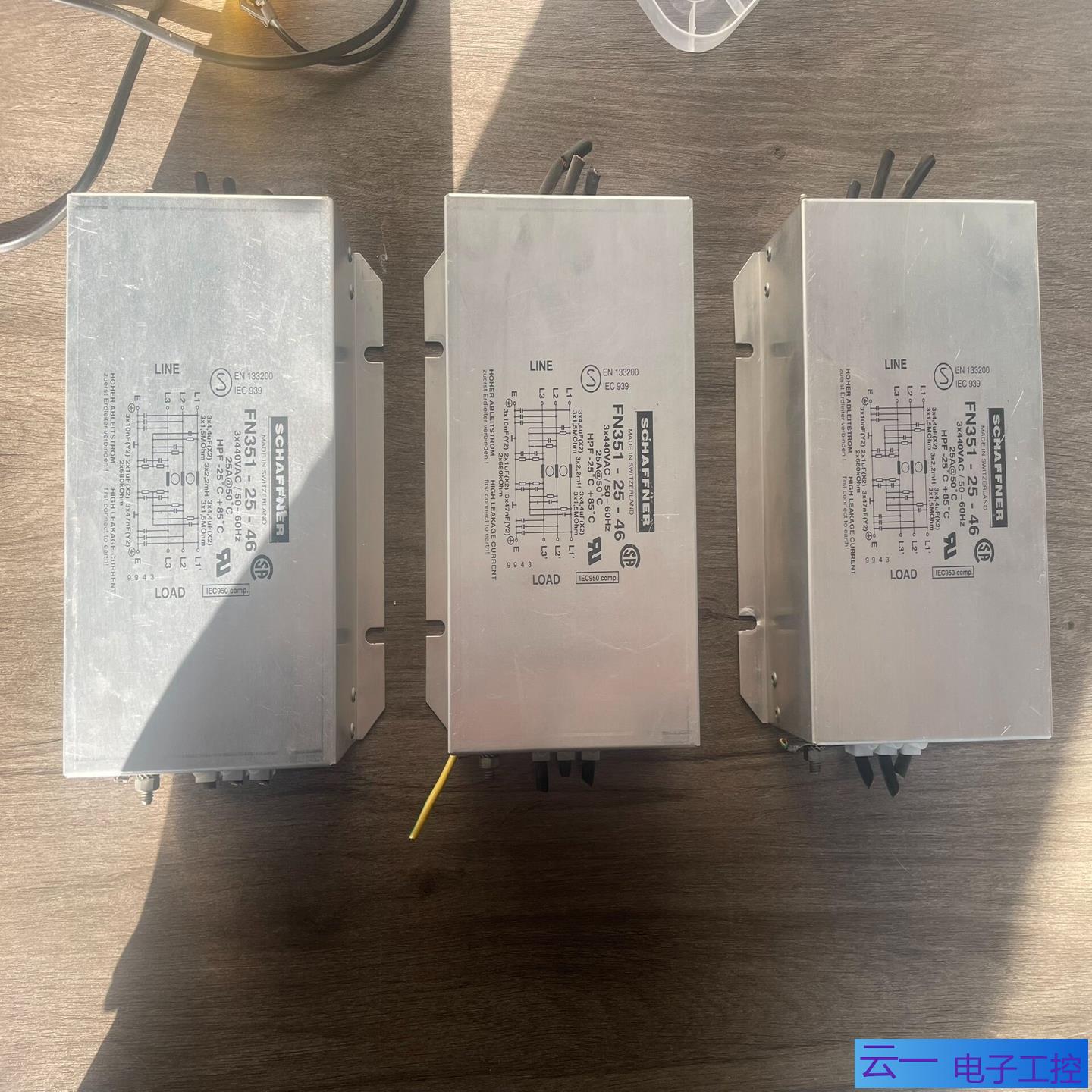 FN351-25-46 SCHAFFNER 25A三相滤波器；议价