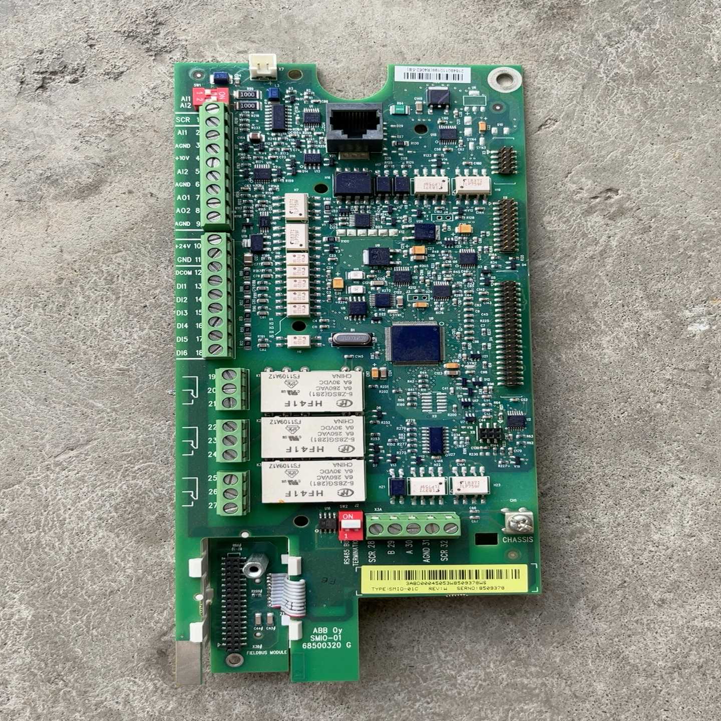 咨询-SMIO-01C.变频器主板，ACS510-01-157A-