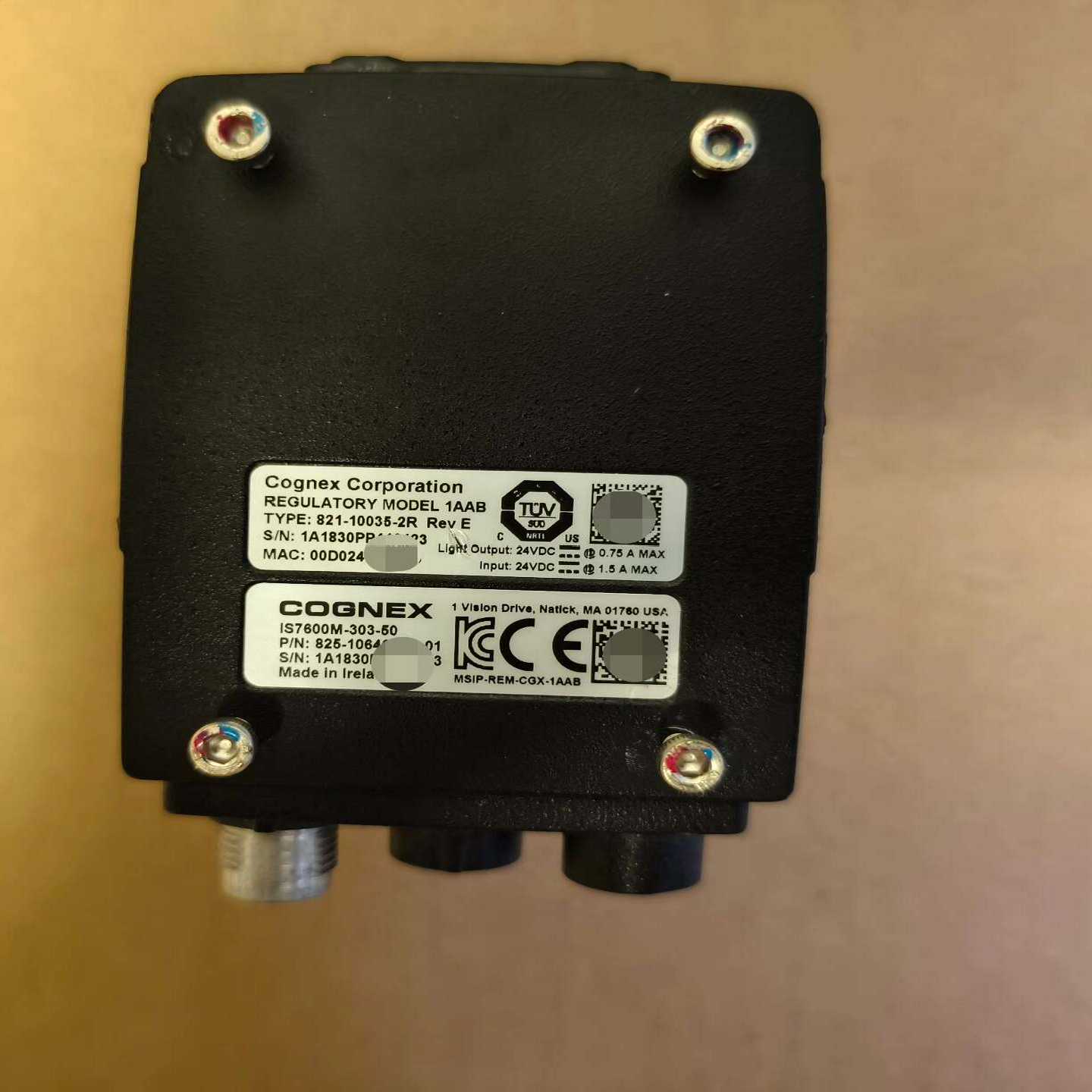 IS7600M-303-50，康耐视工业相机，--议价商品