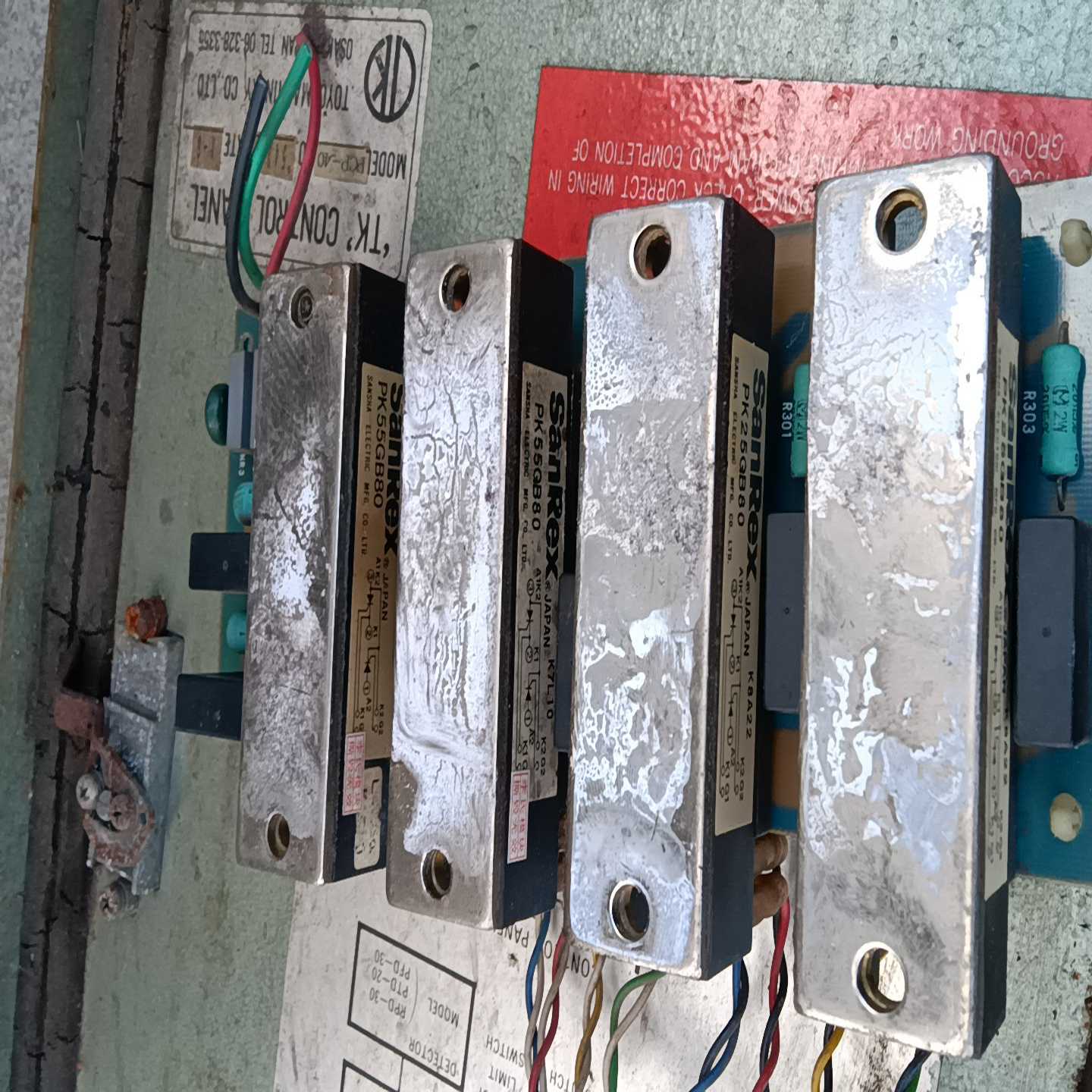 议价日本三社SANREX功率可控硅模块PK25QB-W80有四块,维修/现货
