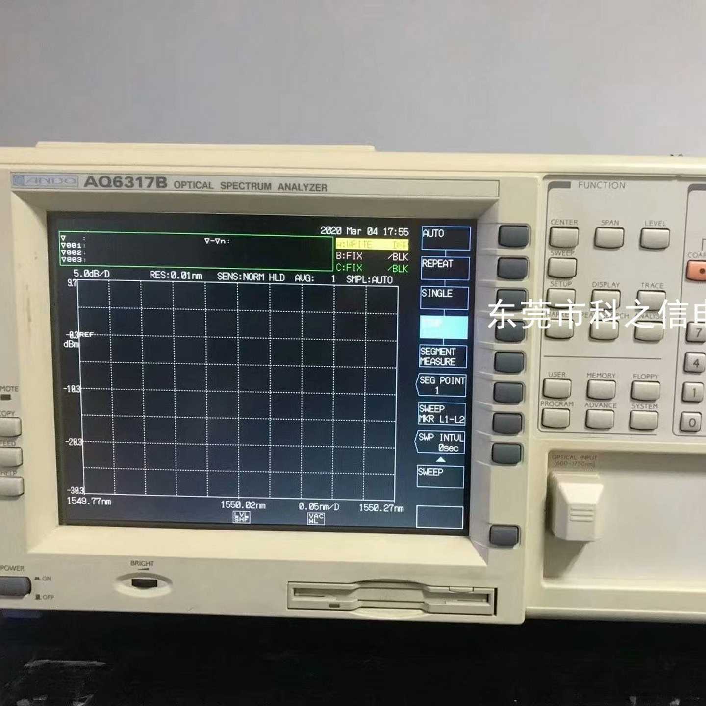 销售租赁YOKOGAWA/横河AQ6373BAQ6375B光谱分析仪B