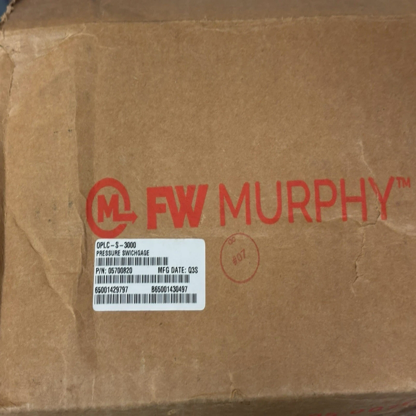 MURPHY级别开关15700663OpLC-S-3000