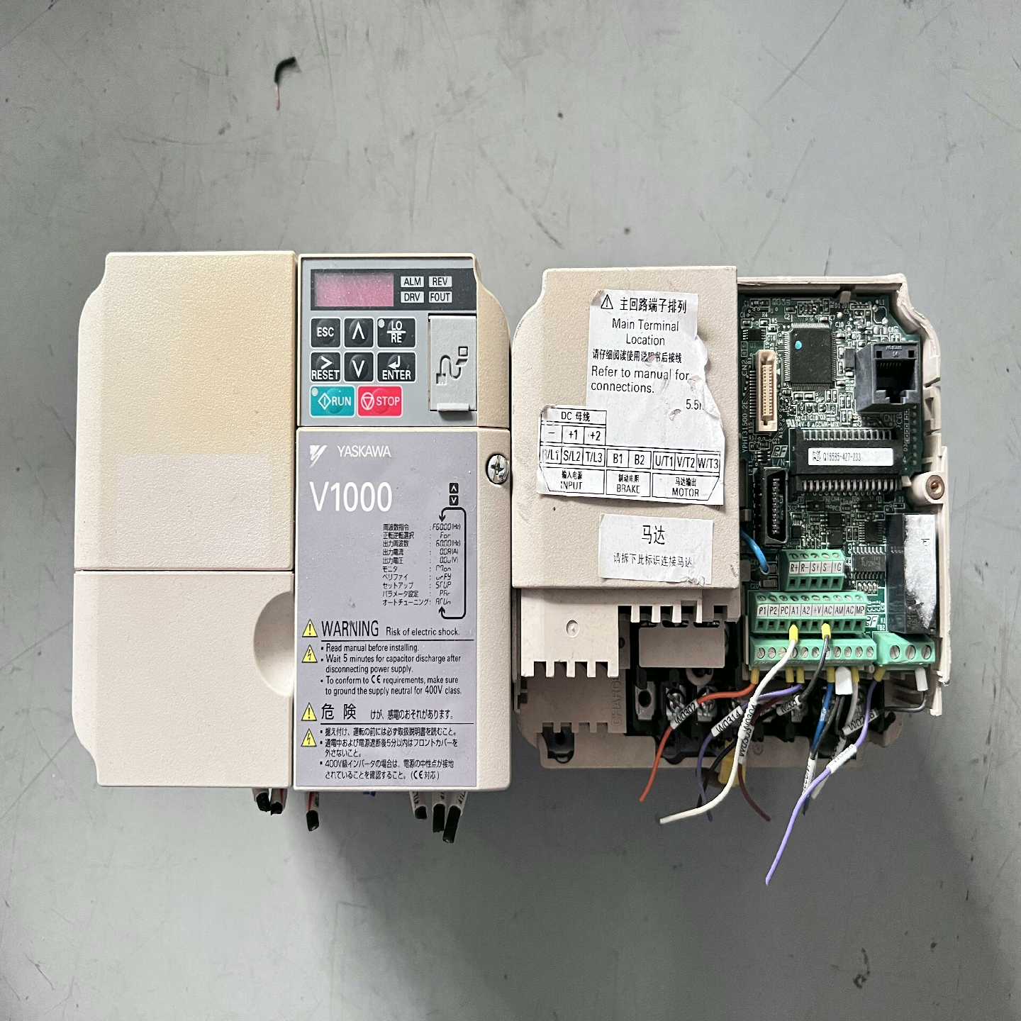 【请询价】CIMR-VA2A0020BAA 拆机安川变频器