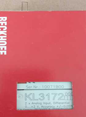 德国倍福模块KL3172询价