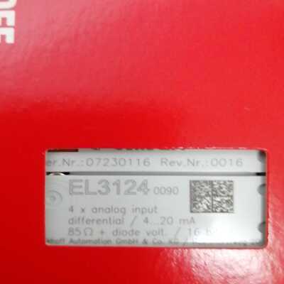 倍福全新正品模块EL3124-0090 ,需要的联系