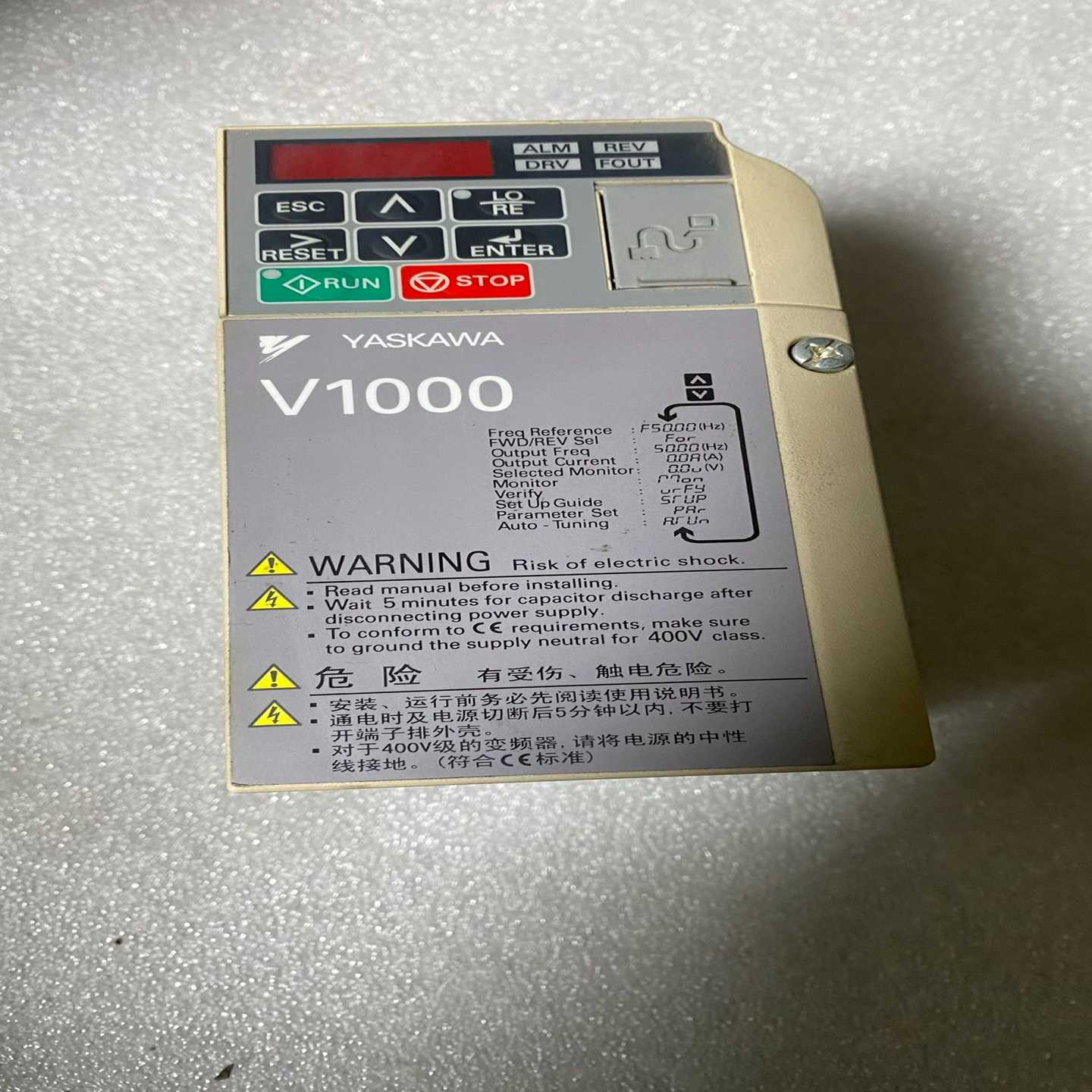 安川CIMR-VB2A0001BAA0.2kw/0.1k询价