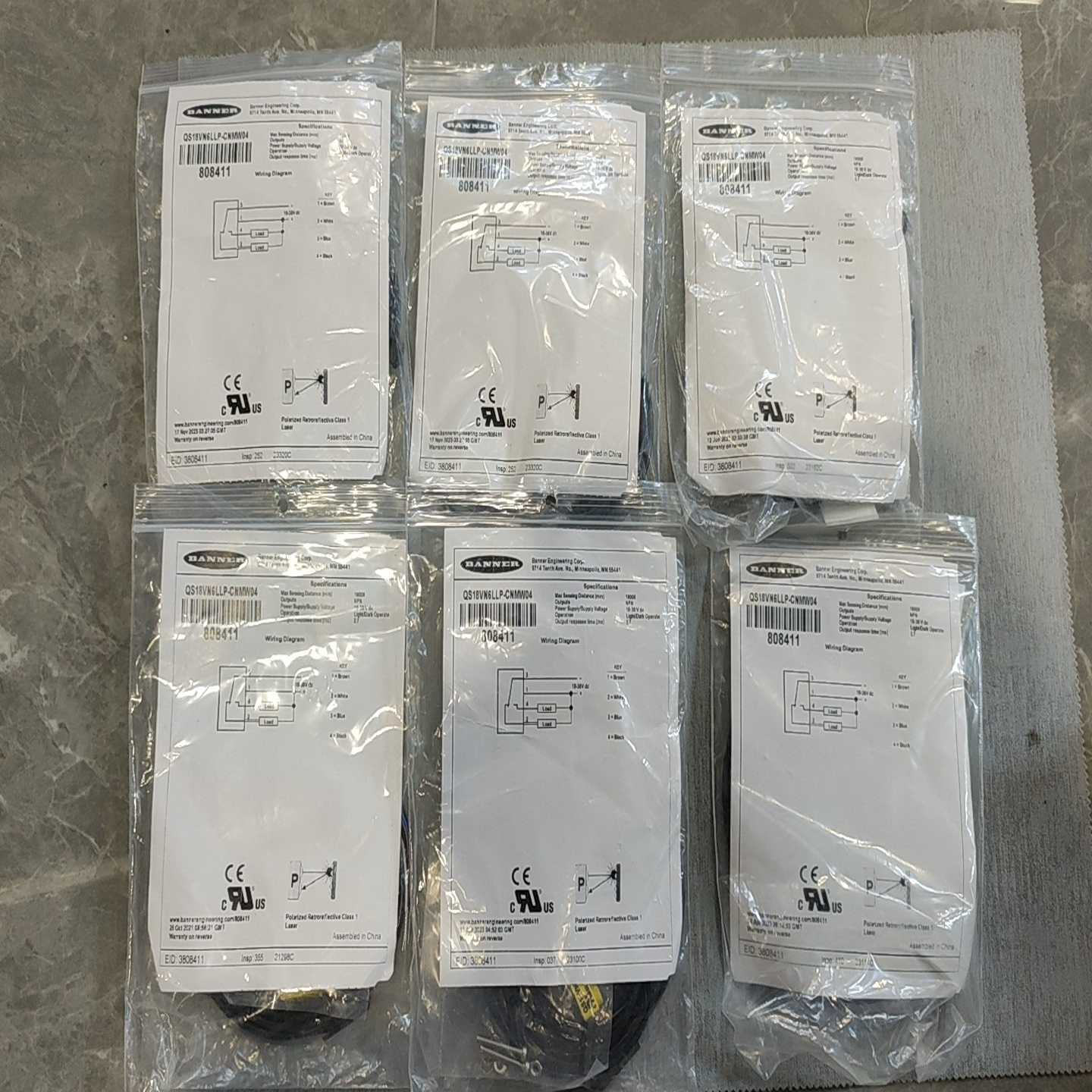 全新邦纳传感器QS18VN6LLP-CNMW04，现货！最大议价